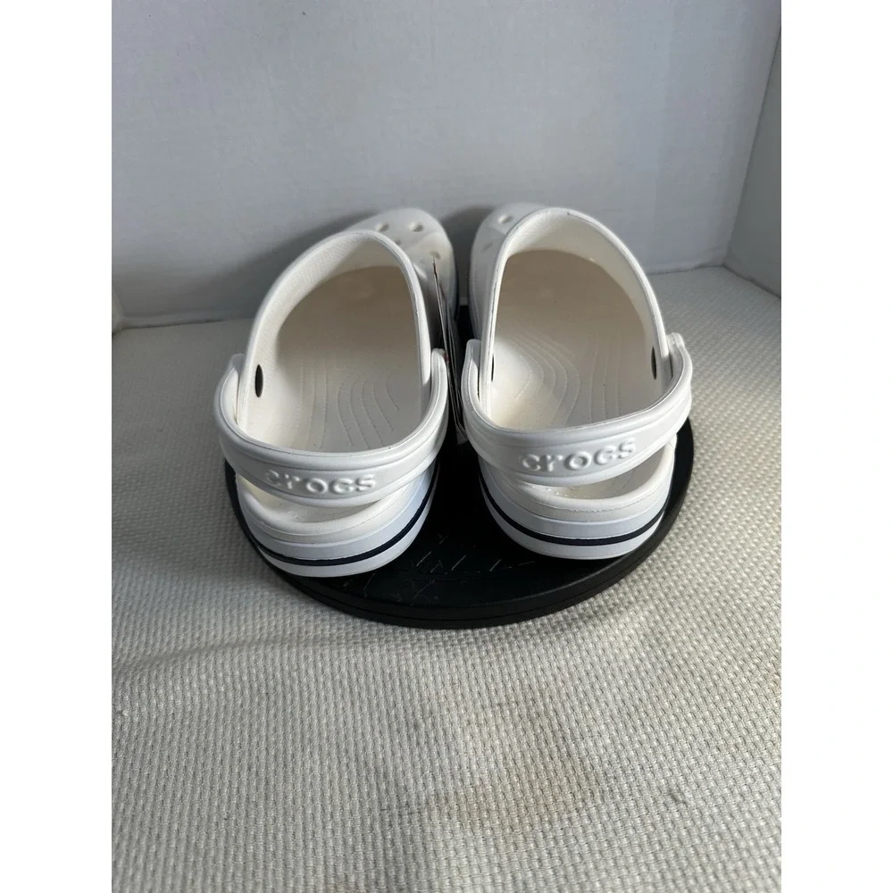 Crocs Bayaband Clog Mens 7 Women 9 White Slip On Sandals Classic Authentic NWT‎